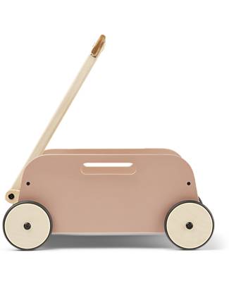 Liewood Tyra Wagon - Wood - Tuscany Rose/Golden Caramel Mix Pull Toys