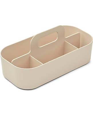 Liewood Valeria Storage Caddy - Sandy - 4 Compartments - Recycled Plastic! Storage organisers