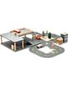 Liewood Village Road Set - Apple Red Multi Mix - Beechwood - 11 Pieces Wooden Toy Cars, Trains & Trucks