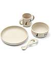 Liewood Vivi Tableware Set - Leopard - Multi Mix - 100% Silicone Meal Sets