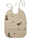 Liewood Waterproof Lai Bib with Pocket - Superhero Dune Mix - 100% Recycled Materials! Waterproof Bibs