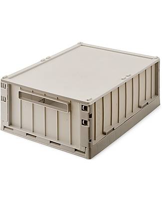 Liewood Weston Large Storage Box with Lid - Sandy - 19.5x36x50 cm Storage organisers