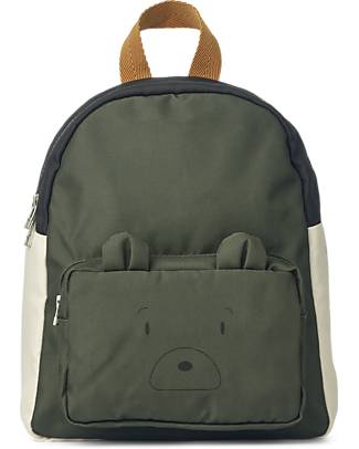 Liewood Zaino Allan per Bambini - Mr Orso/Hunter Green Multi Mix Backpack