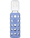 Lifefactory Glass Baby Bottle with Silicone Sleeve - 9 oz/250 ml - Blueberry Baby Bottles Accessories
