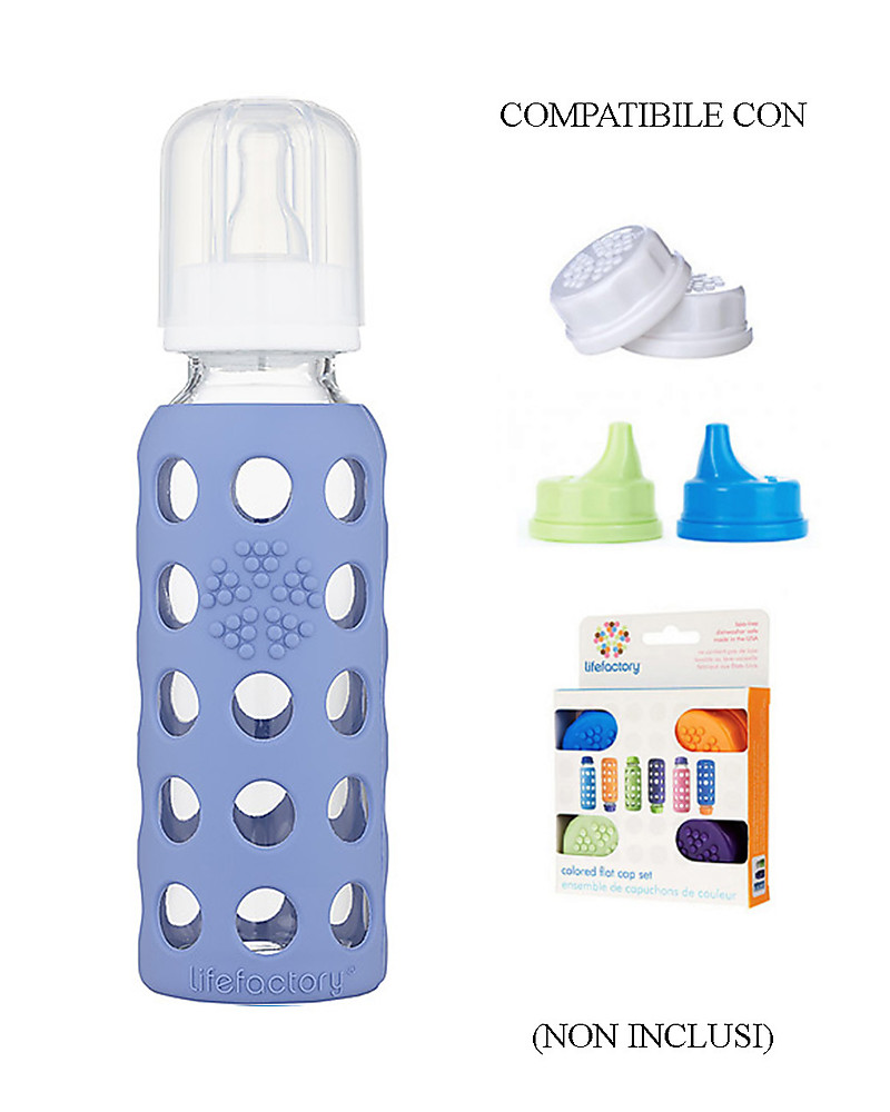 lifefactory glass baby bottle with silicone sleeve