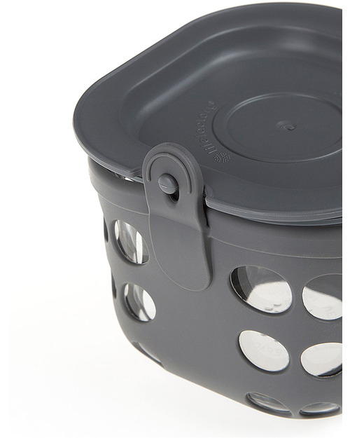 Lifefactory Heat Resistant Glass Food Container 475ml - Graphite Food Containers