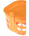 Lifefactory Heat Resistant Glass Food Container 475ml - Orange Food Containers