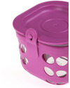 Lifefactory Heat Resistant Glass Food Container 475ml - Purple Food Containers