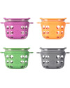 Lifefactory Heat Resistant Glass Food Container 475ml - Purple Food Containers