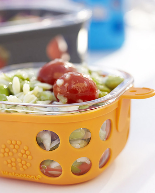 Lifefactory Heat Resistant Glass Food Container 950ml - Graphite Food Containers
