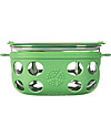 Lifefactory Heat Resistant Glass Food Container 950ml - Green Food Containers