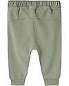 Lil Atelier Baby Pants - Seagrass - Organic Cotton - Adjustable Waist Trousers