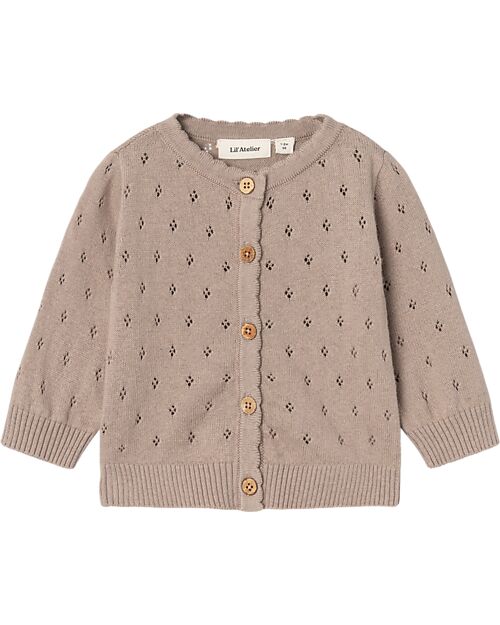 Lil Atelier Cardigan with Buttons - Ethrea - Knitted - Organic Cotton Cardigans