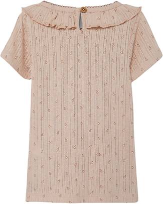 Lil Atelier Embroidered T-Shirt - Rose - Cotton T-shirts