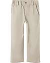 Lil Atelier Linen Trousers - Beige - Adjustable Waist Trousers
