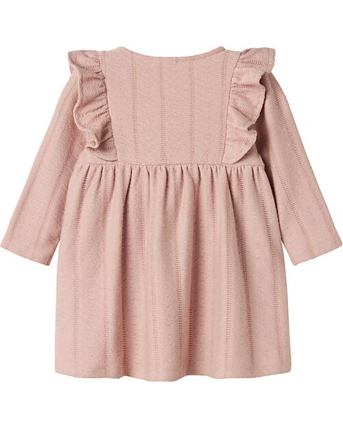knee length dresses for ladies Girls Peace Long Sleeve Dress Organic Cotton Skater Dress