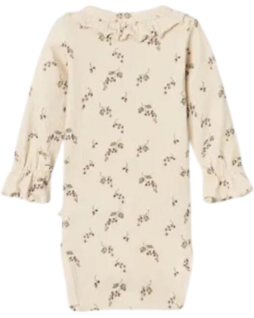 Lil Atelier Long Sleeves Bodysuit - Birch - Organic Cotton Long Sleeves Bodies