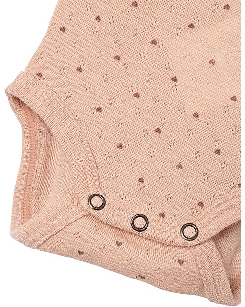 Lil Atelier Long Sleeves Bodysuit - Rugby Tan - Organic Cotton Long Sleeves Bodies