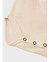 Lil Atelier Long Sleeves Bodysuit - Sandshell - Organic Cotton Long Sleeves Bodies