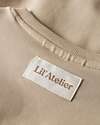 Lil Atelier Short Sleeve Sweatshirt - Beige - Cotton Sweatshirts
