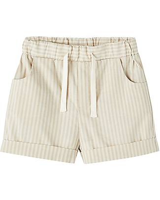 Lil Atelier Shorts - Turtledove - 100% Organic Cotton Shorts
