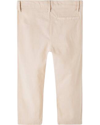 Lil Atelier Trousers - Croissant - 100% Organic Cotton Trousers