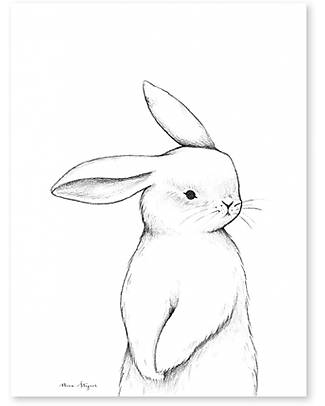 Lilipinso Art print (30x40 cm) - Bunny Wall Decorations