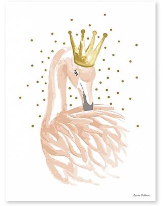 Lilipinso Art print (30x40 cm) - Flamingo and stars Wall Decorations