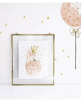 Lilipinso Art print (30x40 cm) - Flamingo and stars Wall Decorations