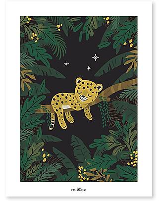 Lilipinso Art print (30x40 cm) - Sleepy little cheetah Wall Decorations