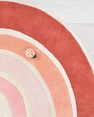 Lilipinso Cotton Rug - 120 x 70 cm - Orange Rainbow Carpets