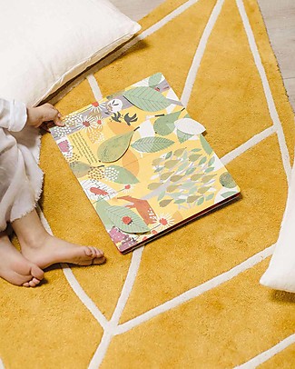 Lilipinso Cotton Rug - 150 x 90 cm - Autumnal Leaf Carpets
