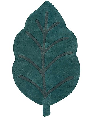 Lilipinso Cotton Rug - 150 x 90 cm - Green Leaf Carpets
