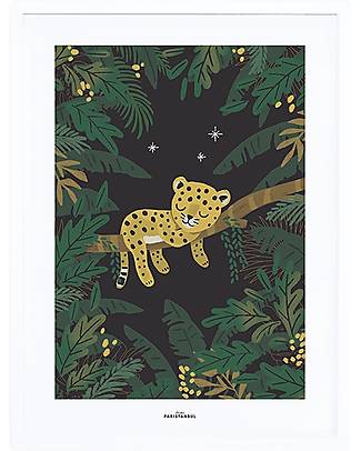Lilipinso Framed art print (30x40 cm) - Sleepy little cheetah Wall Decorations