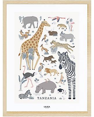 Lilipinso Framed art print (30x40 cm) - Tanzania Wall Decorations