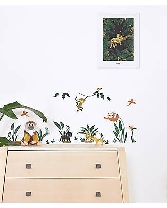 Lilipinso Framed poster (30x40 cm) - Sleepy little cheetah Wall Decorations