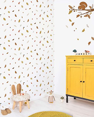 Lilipinso Non-woven Wallpaper - 50 x 1000 cm - Autumn Leaves Wall Stickers