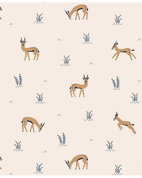 Lilipinso Non-woven Wallpaper - 50 x 1000 cm - Gazelles Wall Stickers