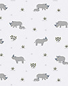 Lilipinso Non-woven Wallpaper - 50 x 1000 cm - Rhinos Wall Stickers