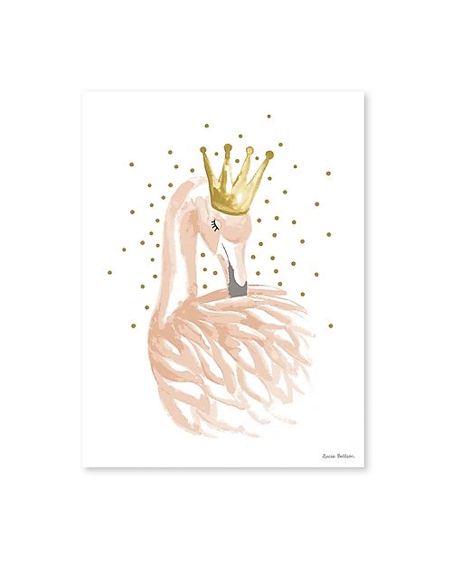 Lilipinso Poster (30x40 cm) - Flamingo and stars Wall Decorations