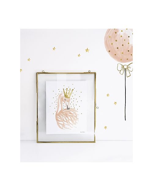 Lilipinso Poster (30x40 cm) - Flamingo and stars Wall Decorations