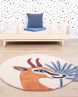 Lilipinso Round Cotton Rug - 100 cm - Gazelle Carpets