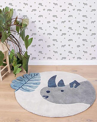 Lilipinso Round Cotton Rug - 100 cm - Rhino Carpets