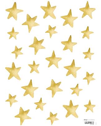 Lilipinso Wall decals (18x24 cm) - Gold stars Wall Decorations