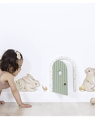 Lilipinso Wall decals A3 (29,7x42 cm) - 3 Bunnies Wall Decorations
