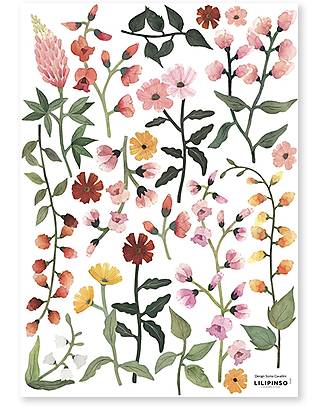 Lilipinso Wall decals A3 (29,7x42 cm) - Small wild flowers Wall Decorations