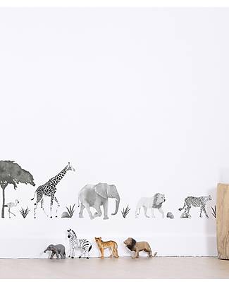 Lilipinso Wall decals A3 (29,7x42 cm) - Wild animals Wall Decorations