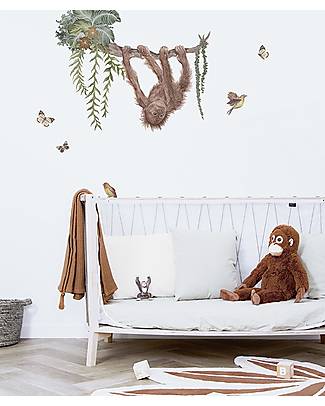 Lilipinso Wall decals special size - Utan: Young orangutan on his liana Wall Decorations