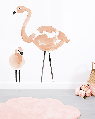 Lilipinso Wall Sticker in Vinyl - Pink Flamingo Wall Decorations