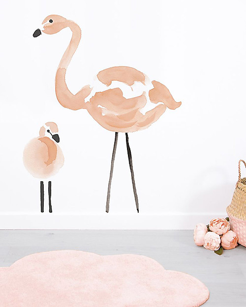Lilipinso Wall Sticker in Vinyl - Pink Flamingo Wall Stickers